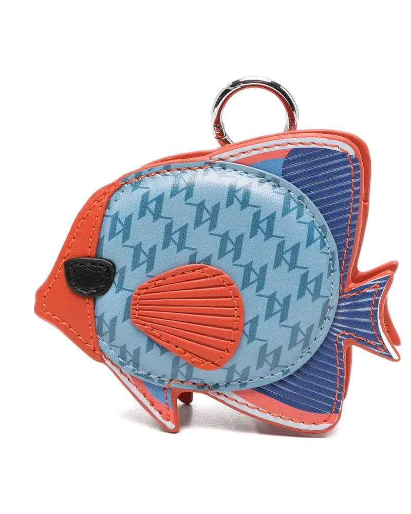 Karl Lagerfeld Ikon Fish coin purse - Blau Blau