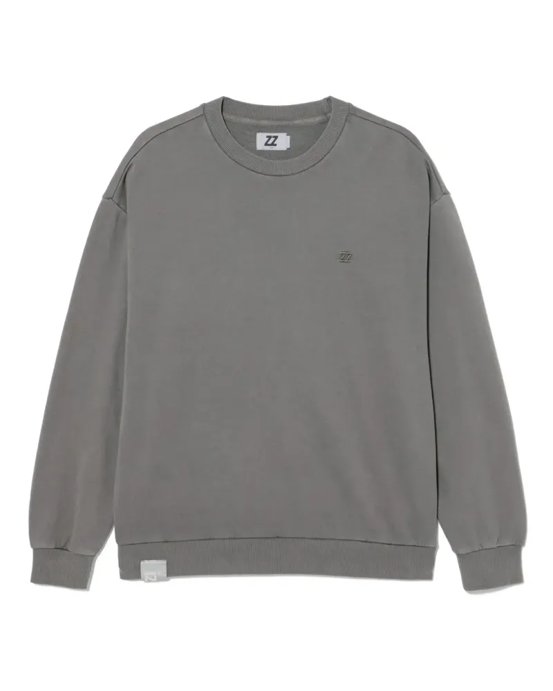 Izzue Sweatshirt mit Logo-Stickerei - Grau Grau