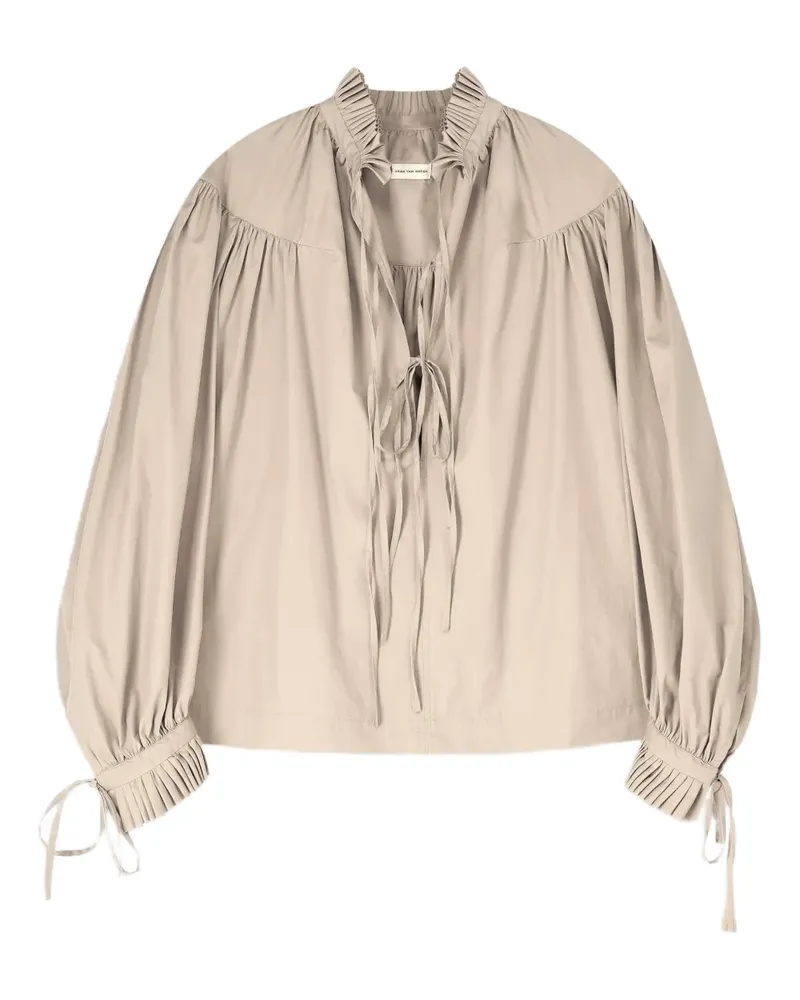 Dries van Noten Bluse mit Rüschen - Nude Nude