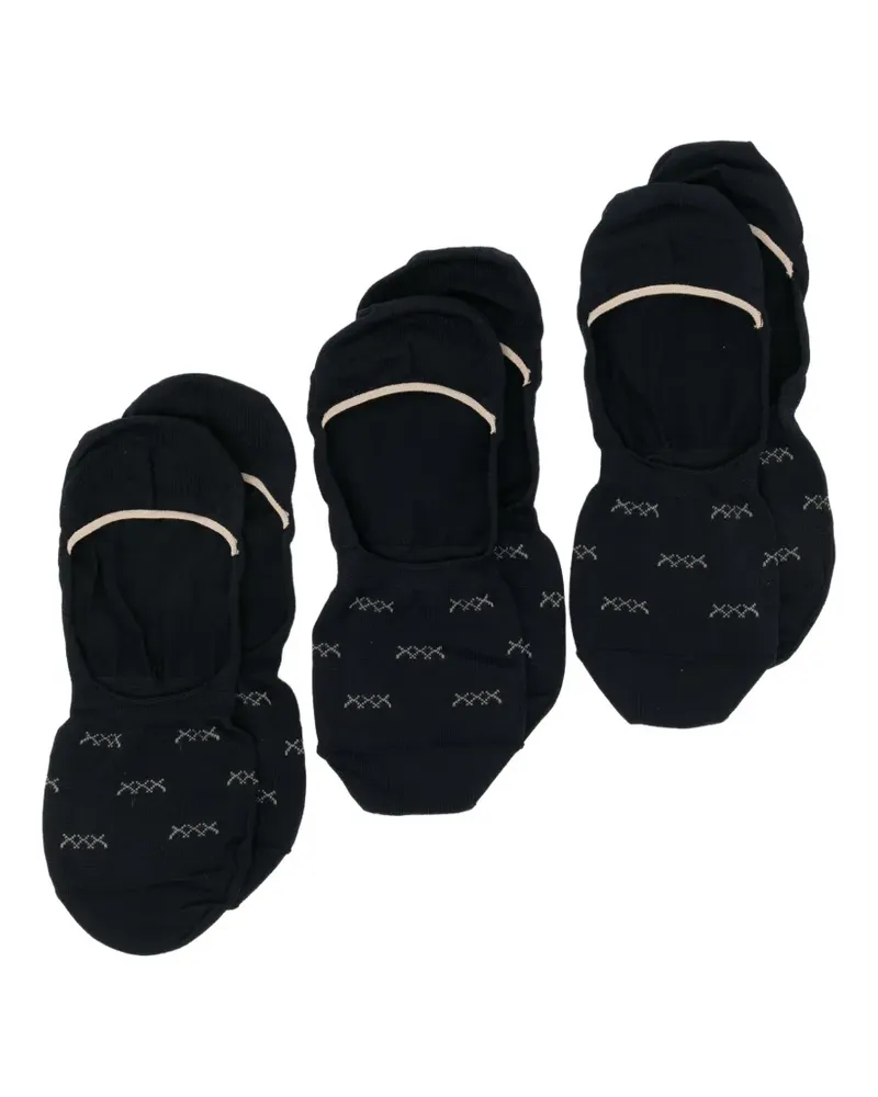 Ermenegildo Zegna Iconic Triple socks (set of three) - Blau Blau