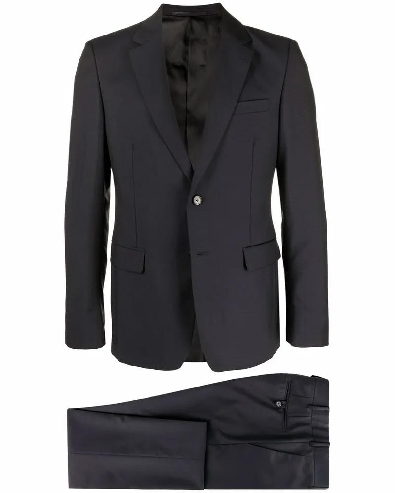 Prada Einreihiger Mantel - Blau Blau