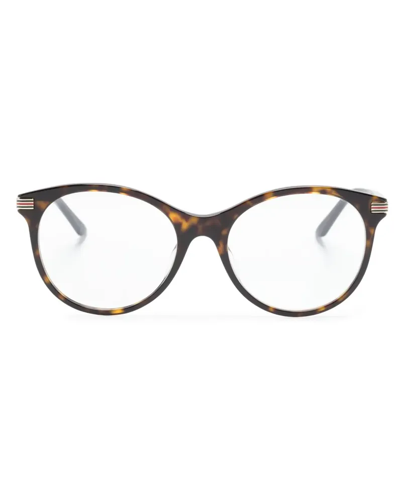 Gucci Sonnenbrille im Butterfly-Design - Braun Braun