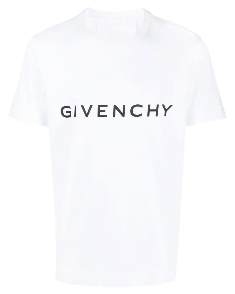 Givenchy T-Shirt mit Logo-Print - Weiß Weiß