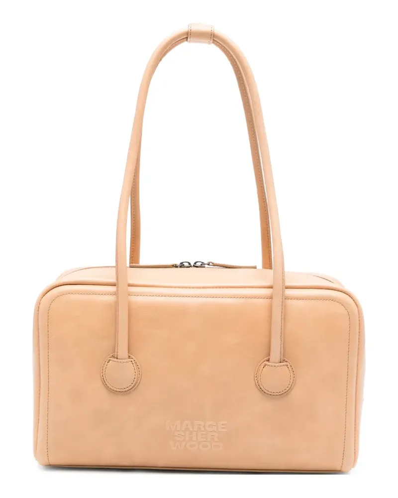 Marge Sherwood leather shoulder bag - Nude Nude