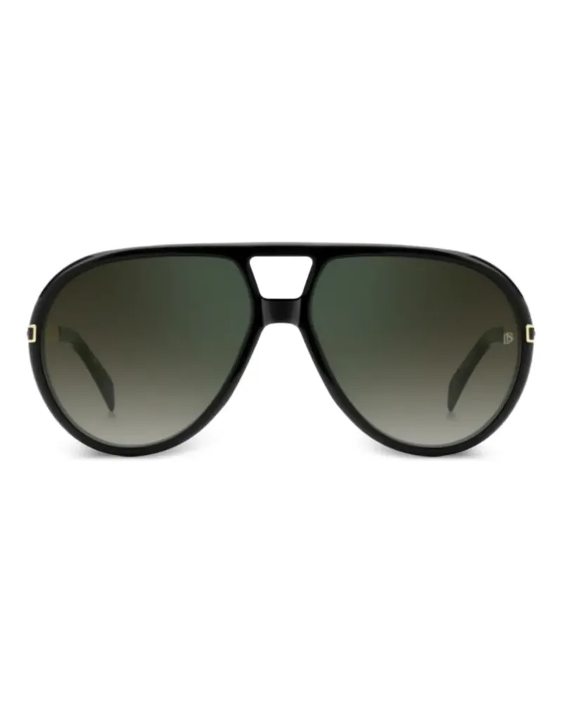 EYEWEAR by DAVID BECKHAM Voyager Pilotenbrille - Schwarz Schwarz
