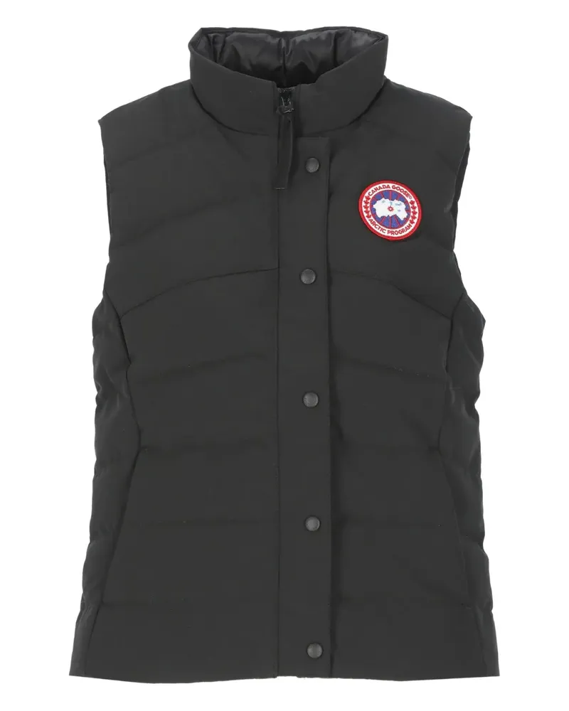 Canada Goose Gesteppte Freestyle Weste - Schwarz Schwarz