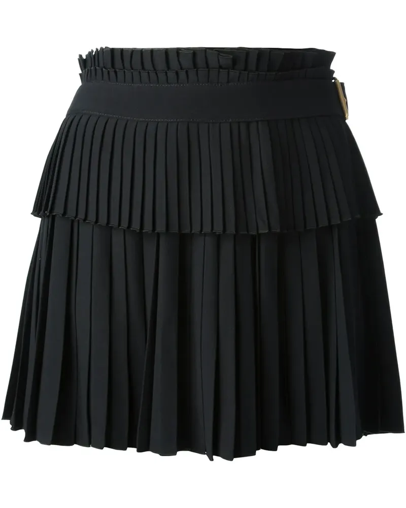 Alexander McQueen belted kilt skirt - Schwarz Schwarz