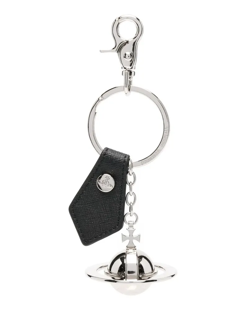 Vivienne Westwood Schlüsselanhänger mit Reichsapfel - Schwarz Schwarz