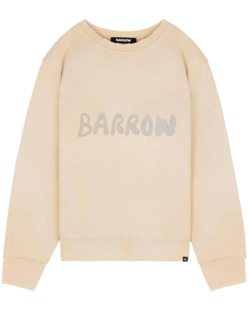 BARROW Sweatshirt mit Logo-Print - Nude Nude