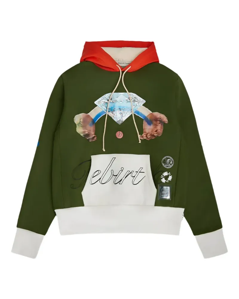 Abc. Birthstone - April "Olive" Hoodie - Grün Grün