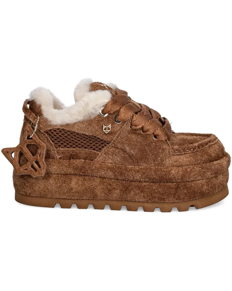 Naked Wolfe Beau platform sneakers - Braun Braun