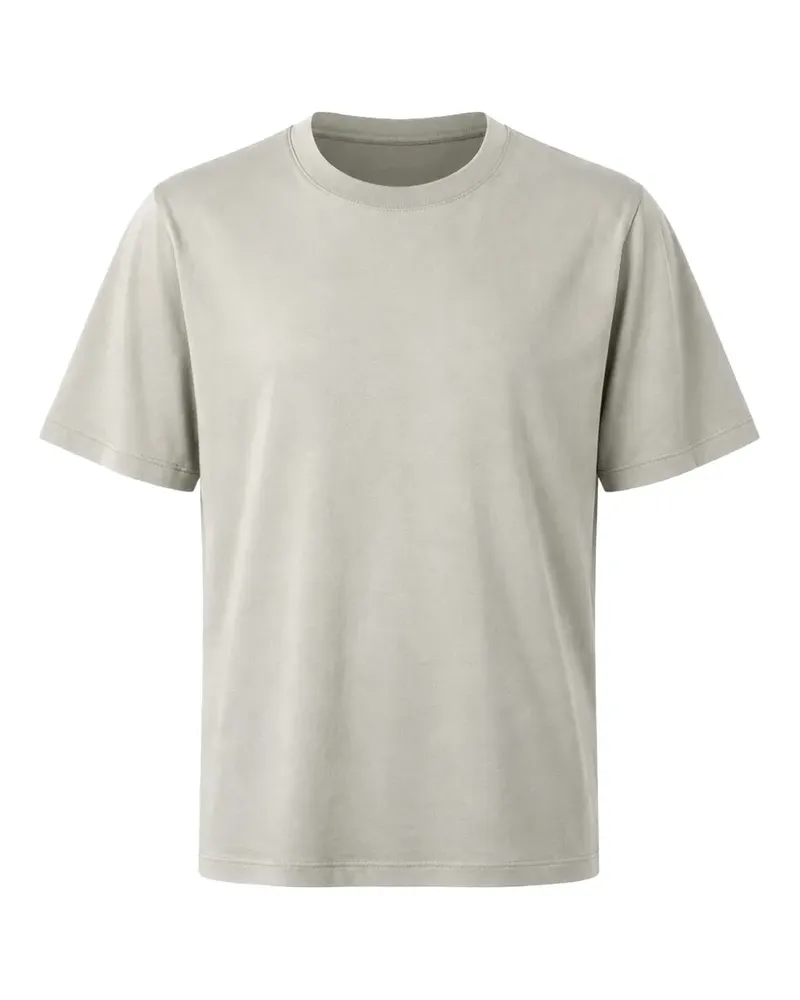 Handvaerk T-Shirt mit kurzen Ärmeln - Nude Nude
