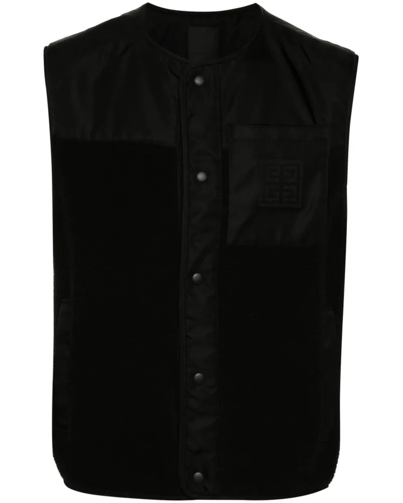 Givenchy Fleeceweste mit 4G - Schwarz Schwarz