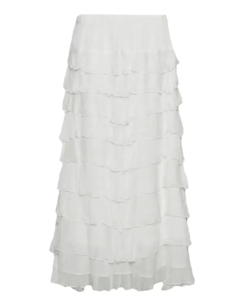 MARELLA ruffled skirt - Nude Nude