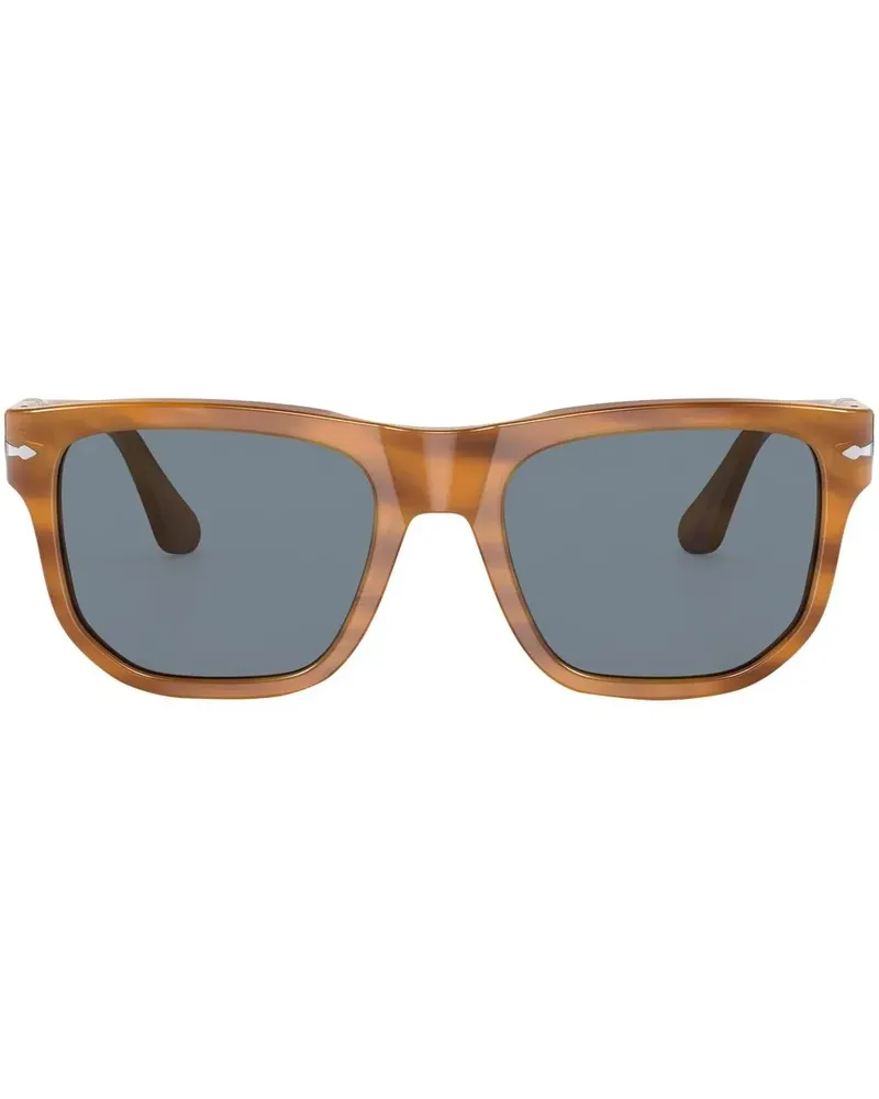 Persol Sonnenbrille mit breitem Gestell - Grün Grün