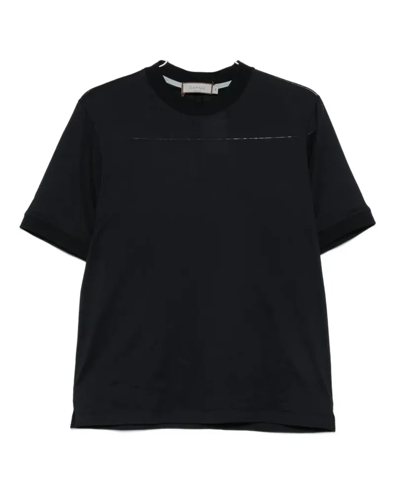 Canali short-sleeve T-shirt - Blau Blau