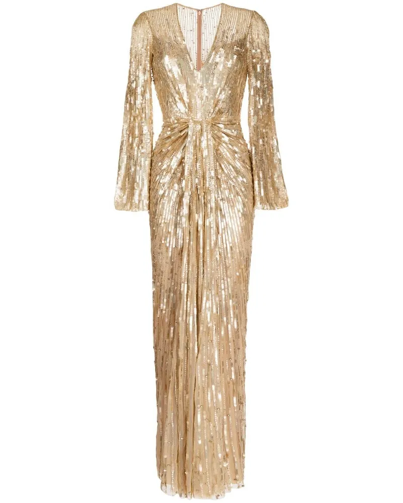 Jenny Packham Margot Abendkleid Gold