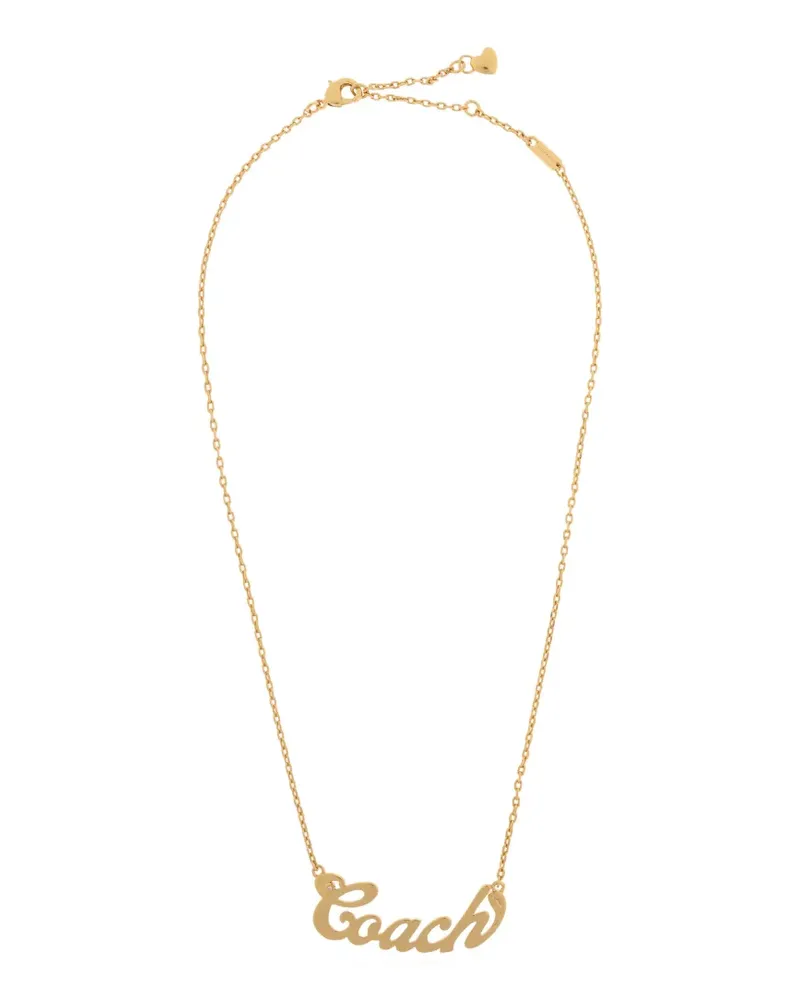 Coach heart detail necklace - Gold Gold
