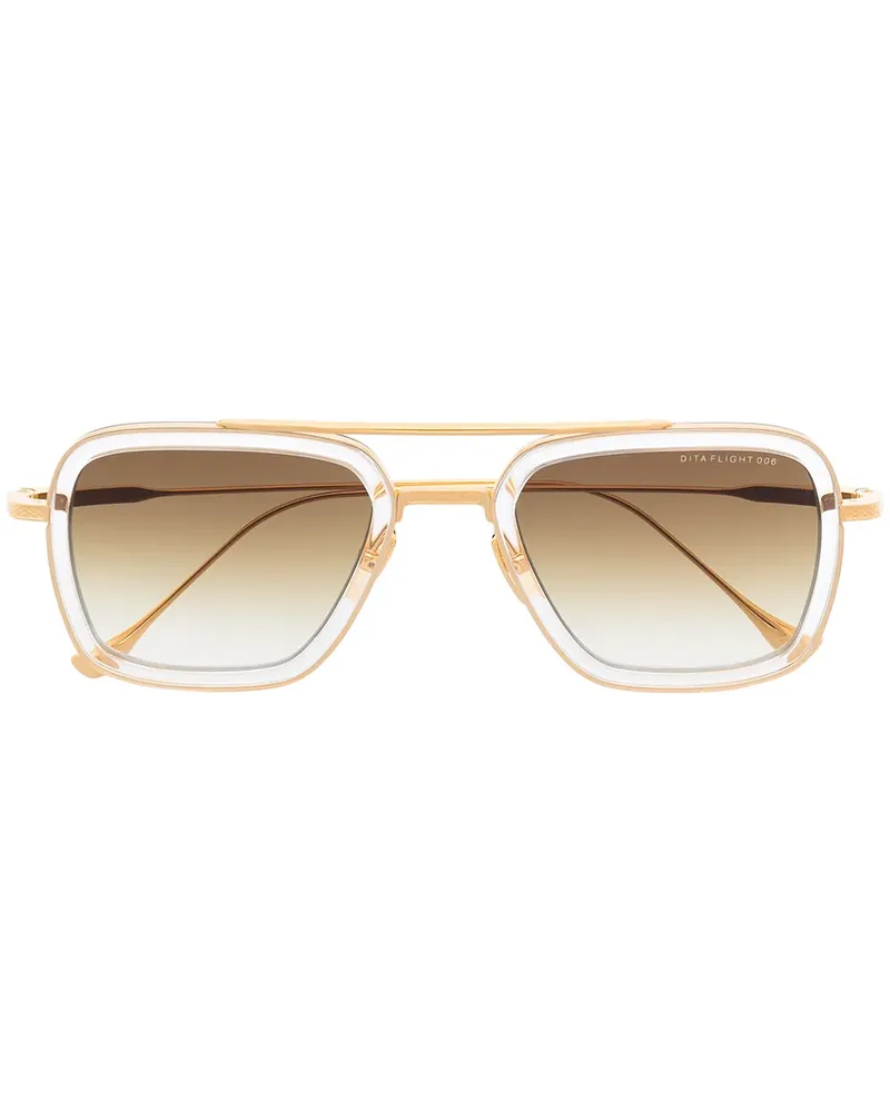 DITA Flight 006 Pilotenbrille - Gold Gold