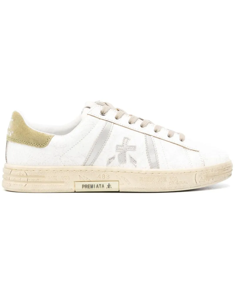 Premiata Russel 6746 Sneakers im Distressed-Look Weiß