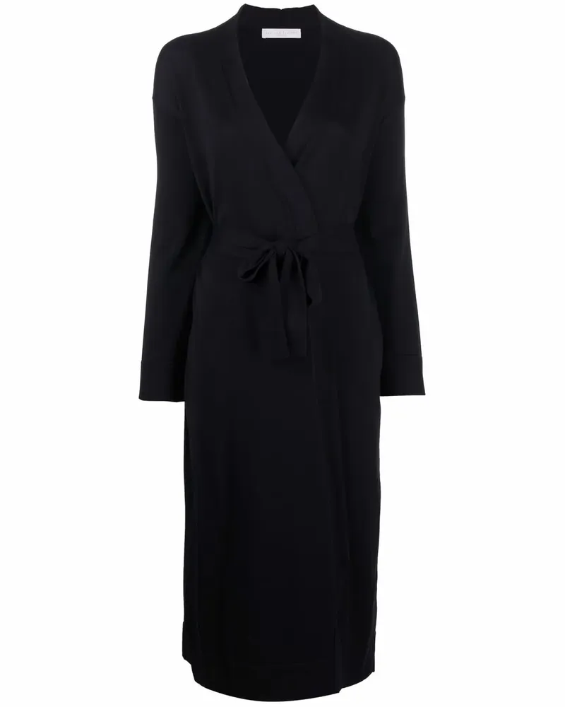 Fabiana Filippi Langer Cardigan mit Gürtel - Blau Blau