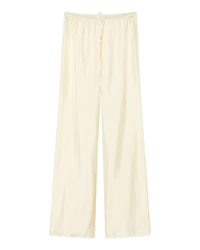 forte_forte drawstring trousers - Nude Nude