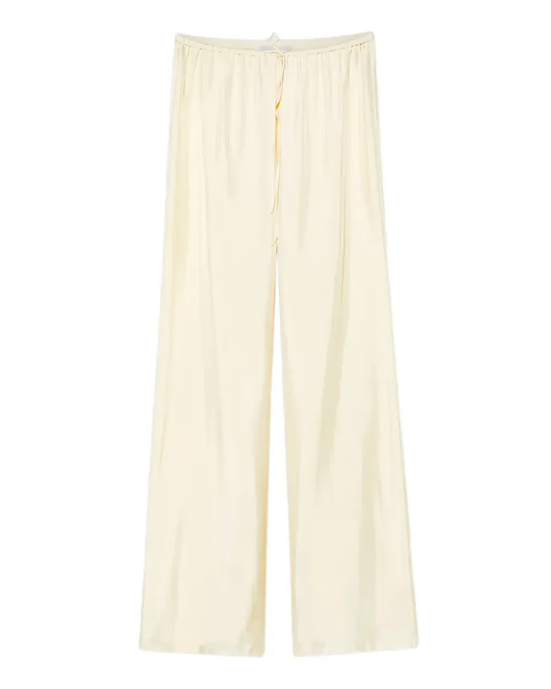 forte_forte drawstring trousers - Nude Nude