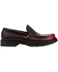 Moschino Ausgeblichene Loafer Rot