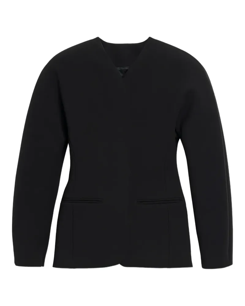 Jacquemus The Ovalo Jacke mit schmalem Schnitt - Schwarz Schwarz