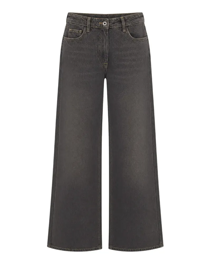 Patrizia Pepe wide-leg jeans - Grau Grau