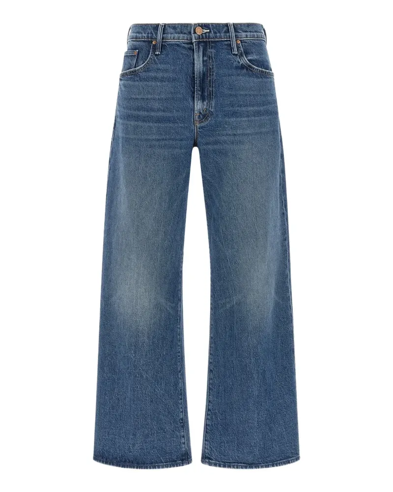 Mother Mid Rise Maven Flood wide-leg jeans - Blau Blau