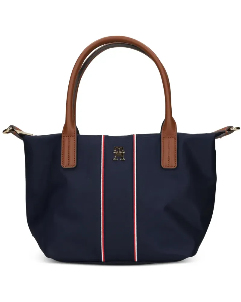 Tommy Hilfiger stripe tophandle tote bag - Blau Blau