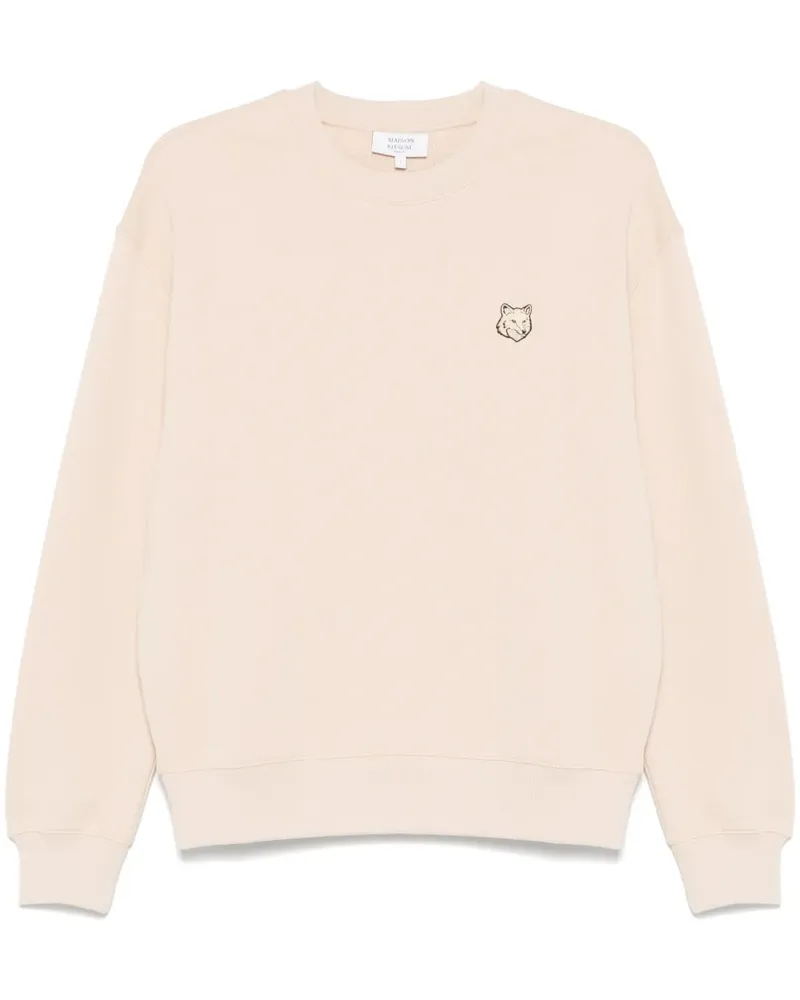 Kitsuné Sweatshirt mit Bold Fox Head-Patch - Nude Nude