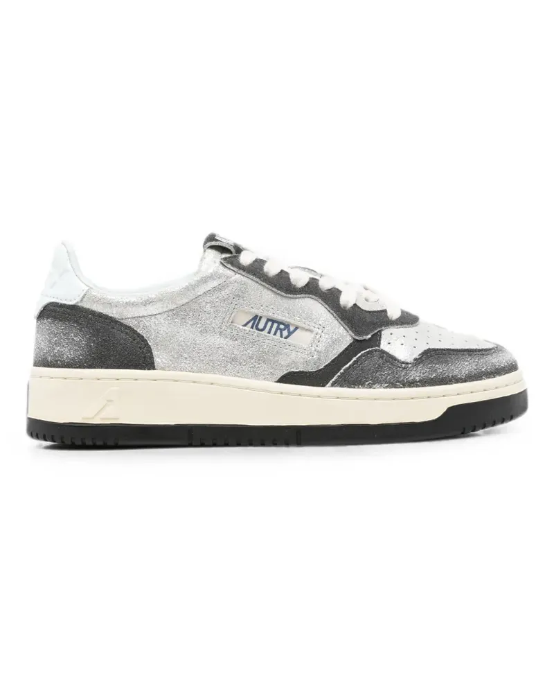 AUTRY Medalist metallic-effect sneakers - Silber Silber