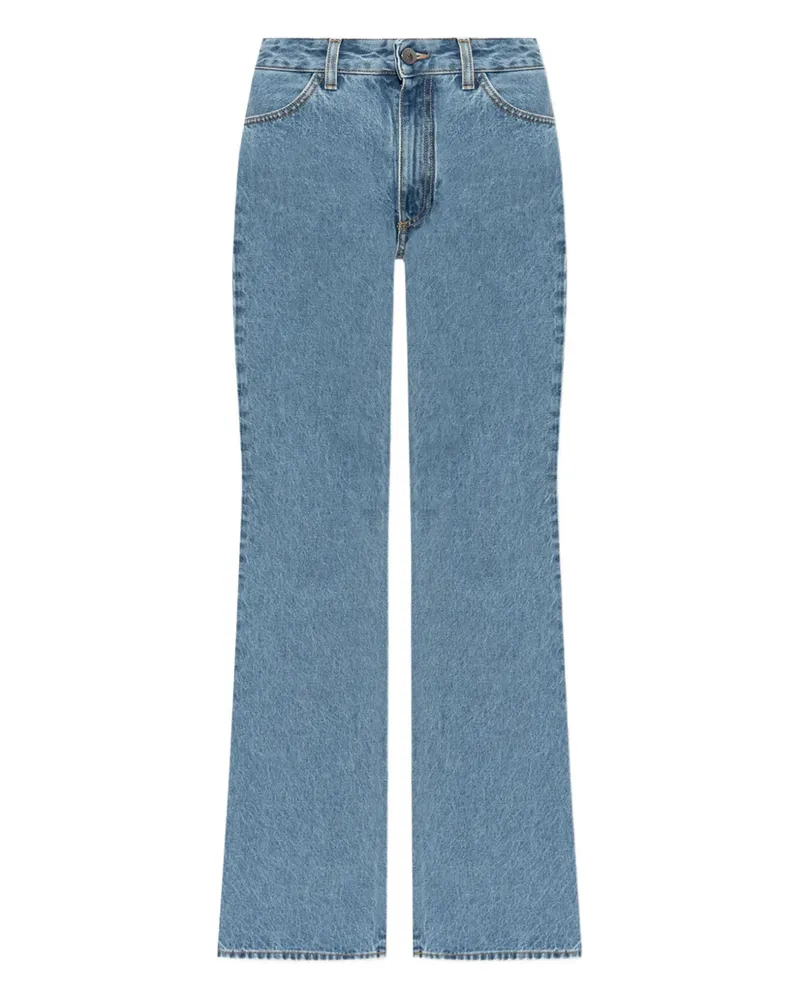 ATTICO Jeans mit bestickter Tasche - Blau Blau
