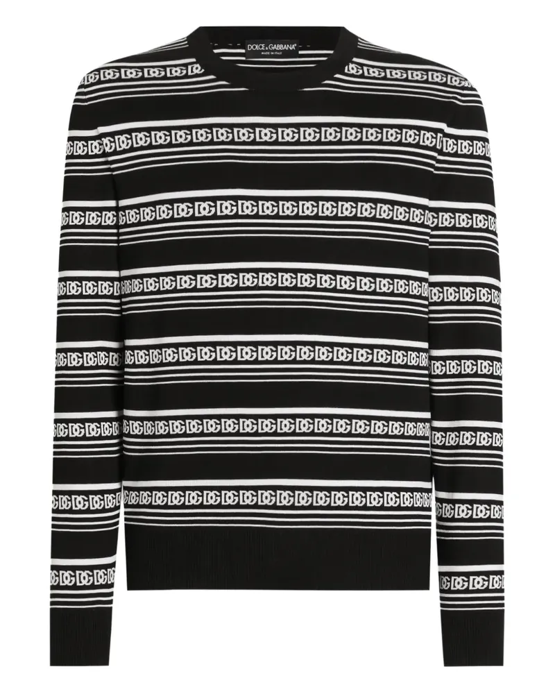 Dolce & Gabbana Sweatshirt aus Seide - Schwarz Schwarz