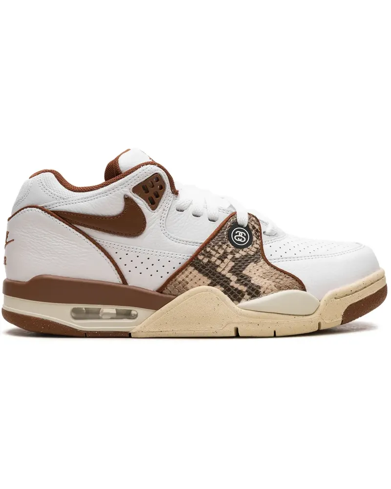 Nike x Stussy Air Flight 89 Pecan Fossil Sneakers - Weiß Weiß