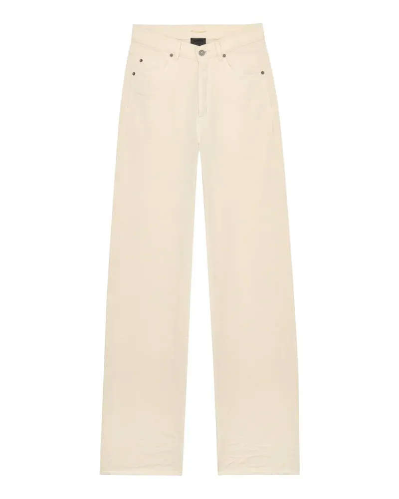 Saint Laurent Jeans mit V-Bund - Nude Nude