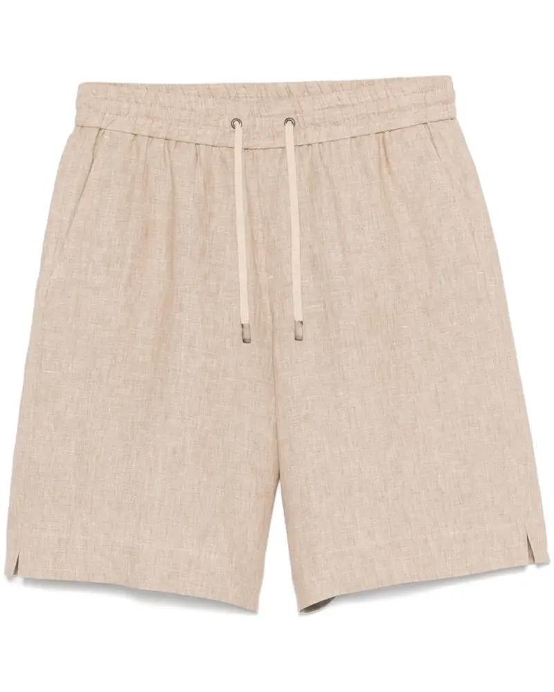 Peserico Shorts aus Leinen - Nude Nude