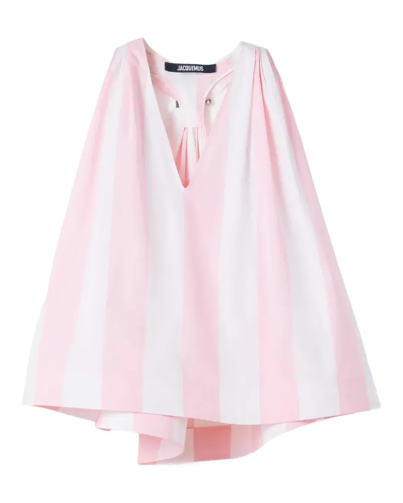 Jacquemus Gestreifte Norma Weste - Rosa Rosa