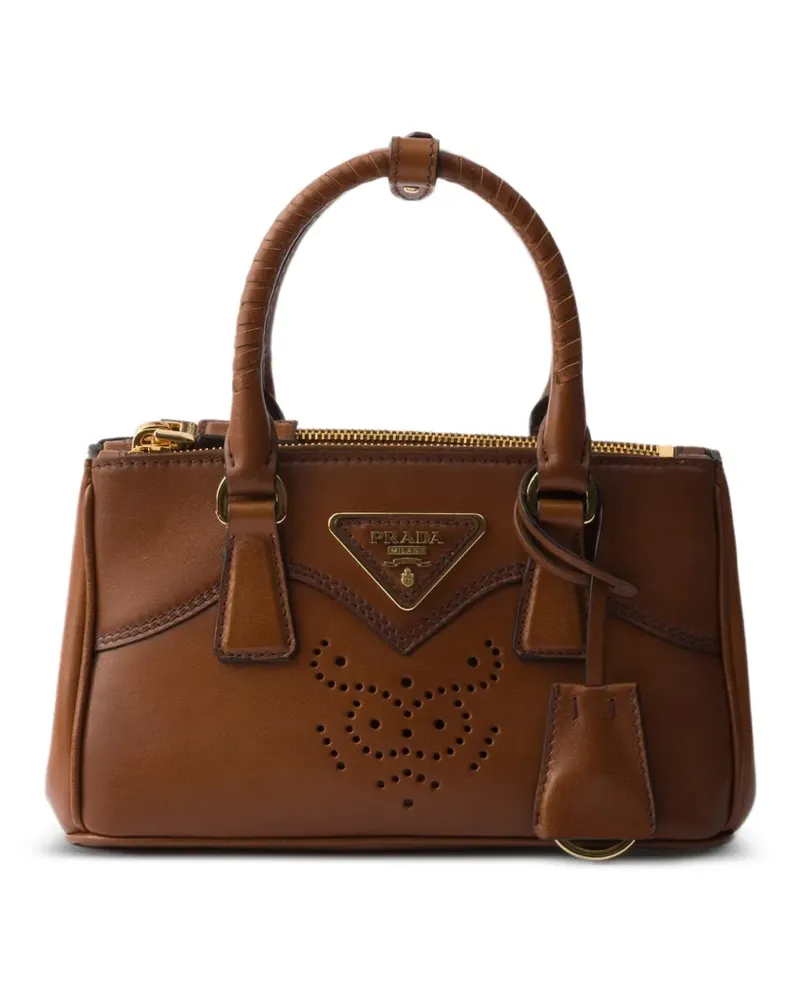 Prada Galleria mini leather bag - Braun Braun