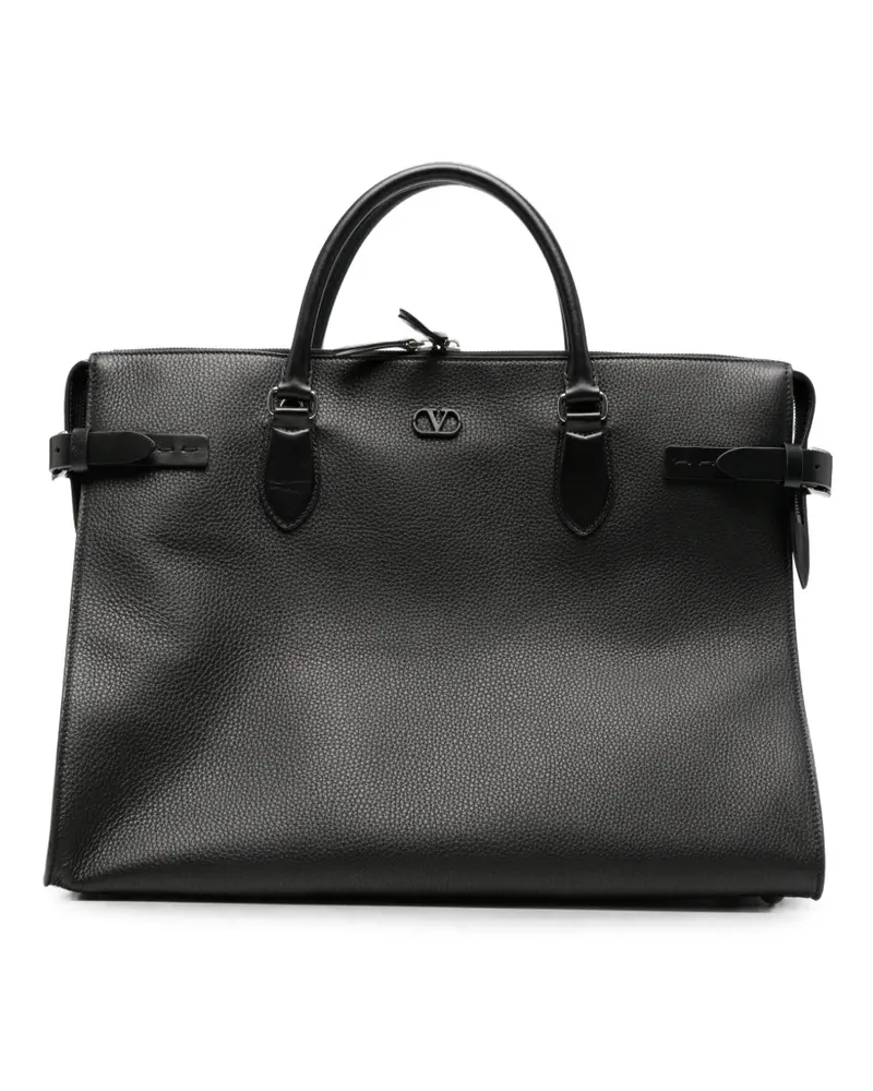 Valentino Garavani Antibes Reisetasche mit VLogo - Schwarz Schwarz