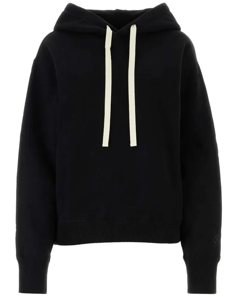Jil Sander Hoodie mit Kordelzug - Schwarz Schwarz