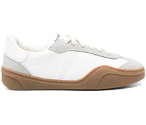 Sneakers mit Kontrasteinsätzen - Nude