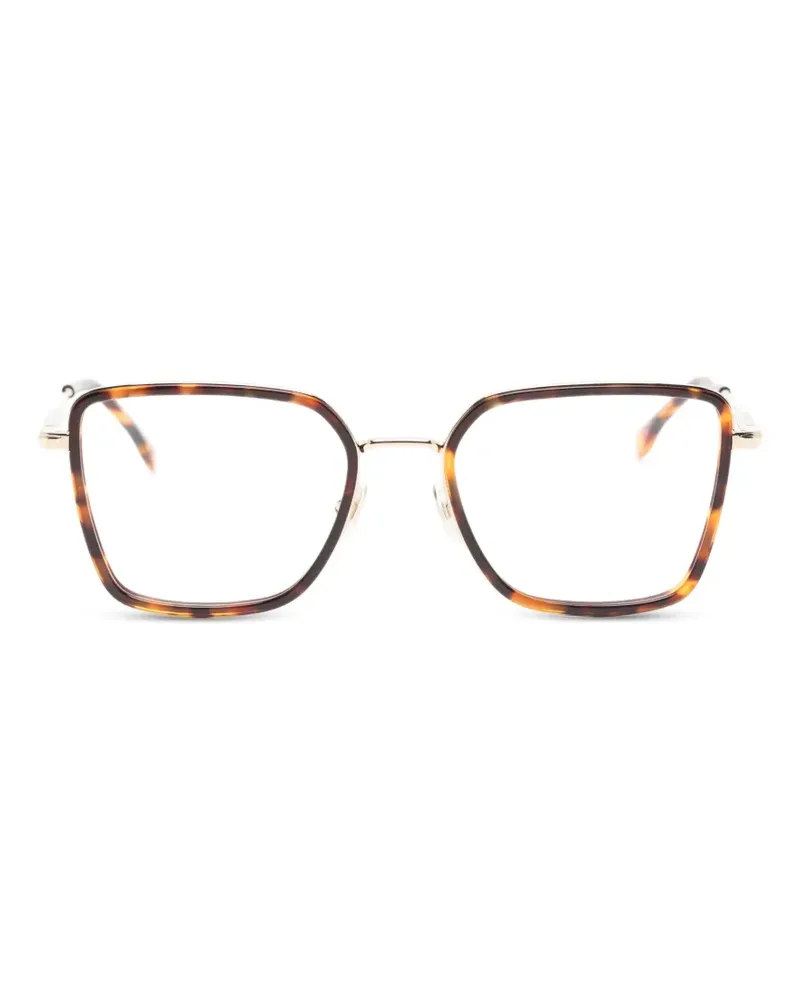 Victoria Beckham Brille mit eckigem Gestell - Braun Braun