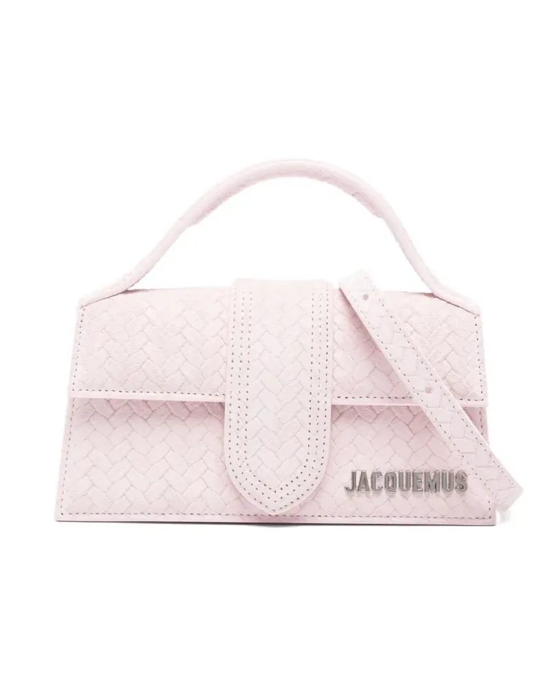Jacquemus Le Bambino woven mini tote bag - Rosa Rosa