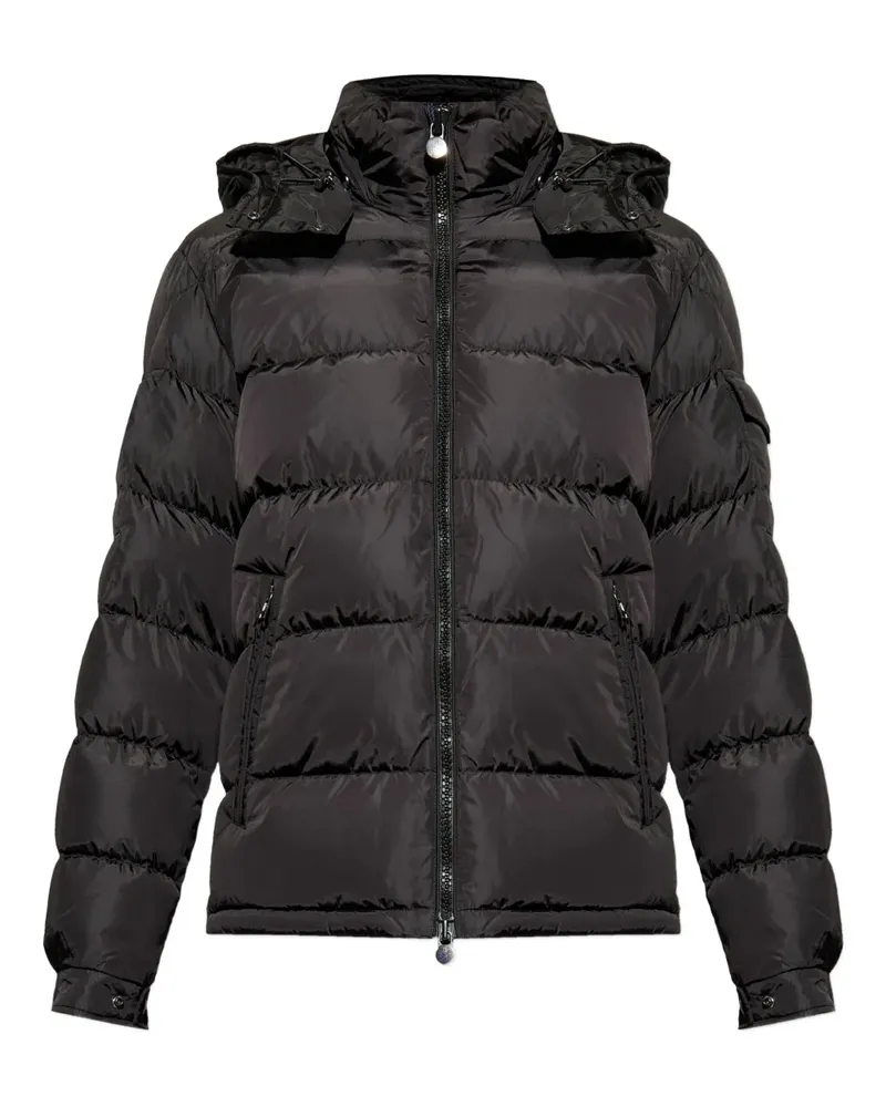 Moncler Gefütterte Maya Jacke - Schwarz Schwarz