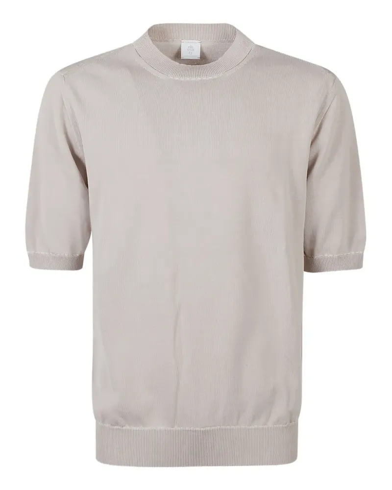 Eleventy T-Shirt mit rundem Ausschnitt - Nude Nude