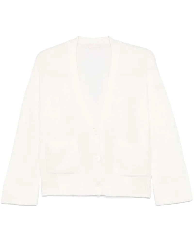 Liu Jo Cardigan aus Wolle - Weiß Weiß