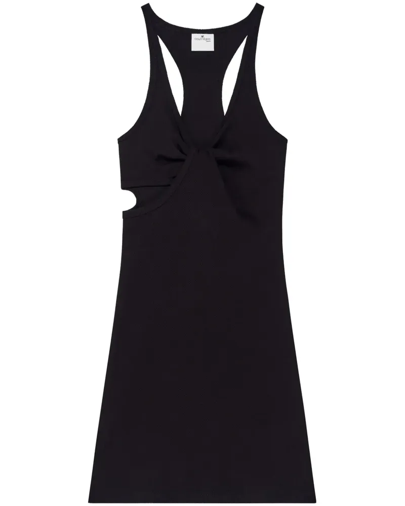 Courrèges Twist 90 Minikleid - Schwarz Schwarz